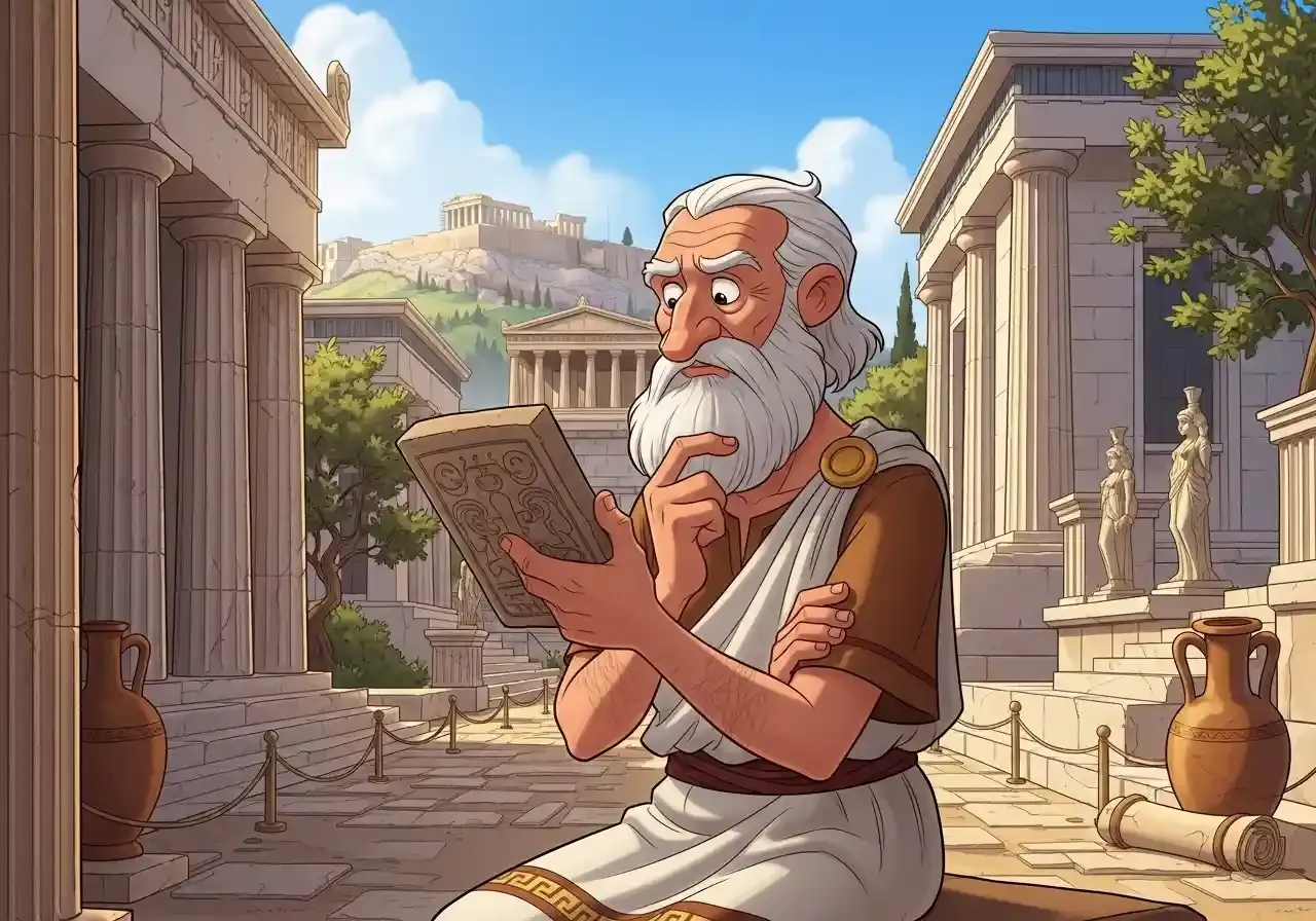 Ejemplo de alucinación: ilustración generada por IA que no representa correctamente la petición